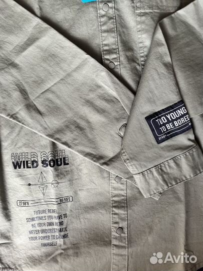 Рубашка на мальчика 158