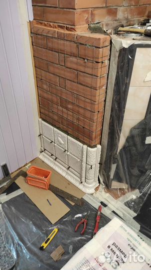 Облицовка каминов и печей керамикой