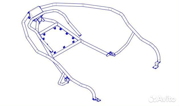 Комплект защиты нижней для снегохода викинг 2.0