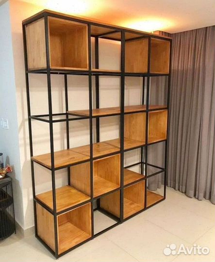 Стеллаж в стиле лофт