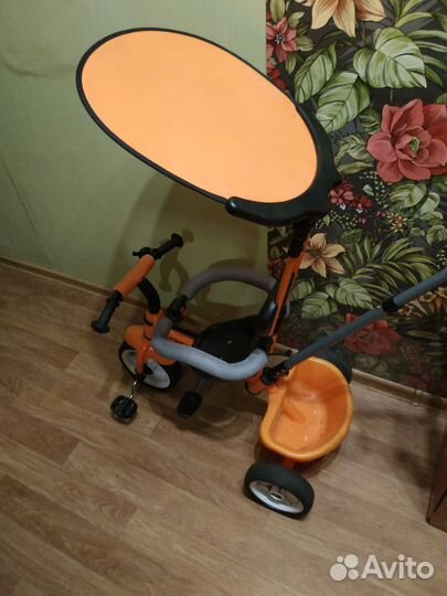 Детский велосипед с родительской ручкой