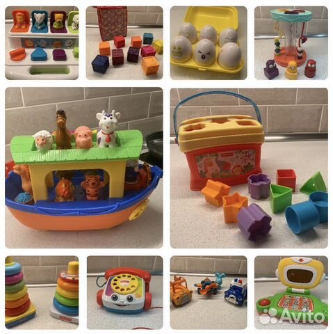 Игрушки для малышей (fisher price, chicco, и др)