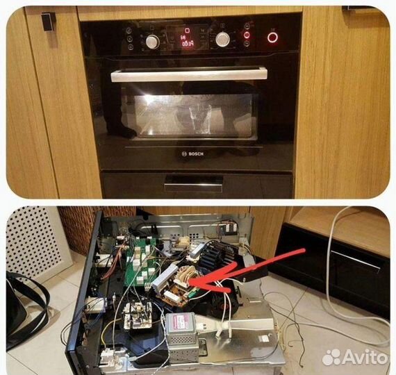 Ремонт электроплит, варочных панелей, духовок