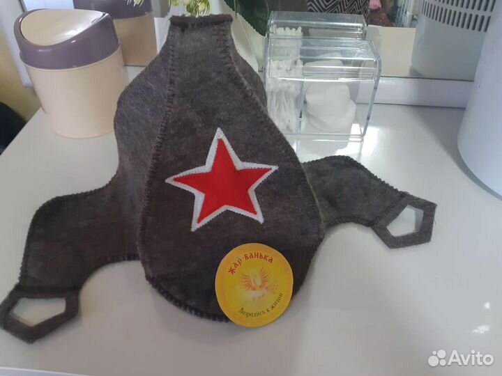 Шапка для бани и сауны