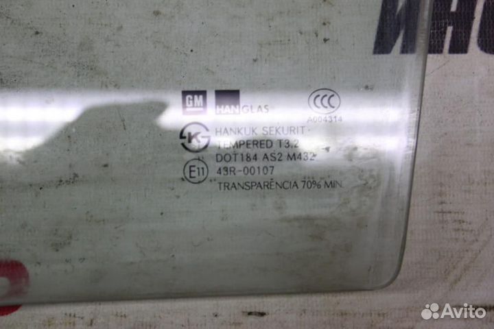 Стекло двери задней левой для Chevrolet Lacetti 2