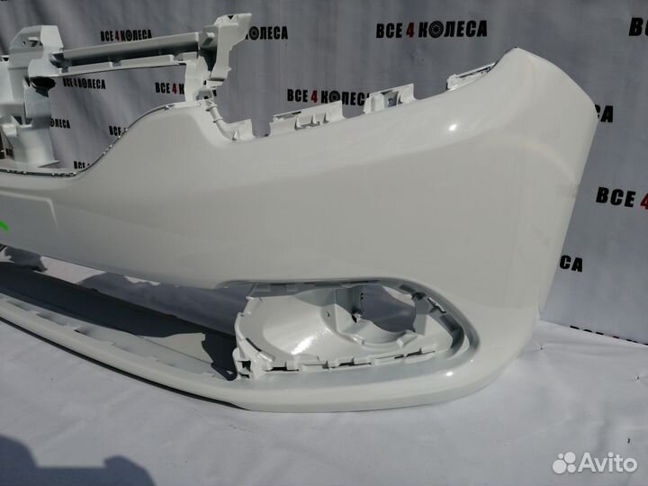 Новый Бампер Renault Logan 2 цвет Белый