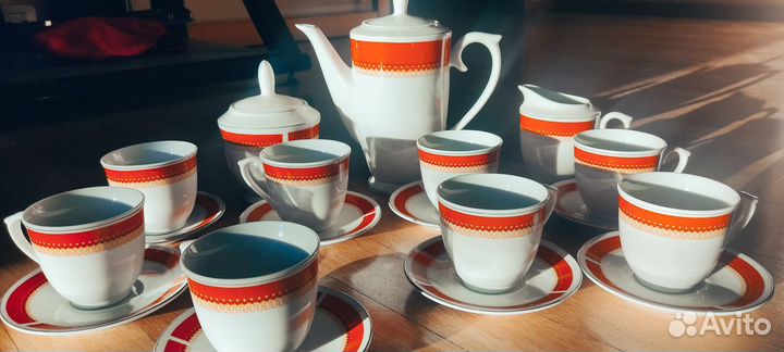 Кофейный сервиз на 8 персон СССР
