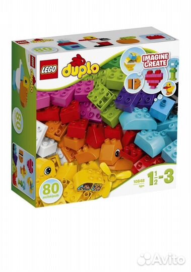 Lego duplo 6 наборов (поезд, пожарная машина.)