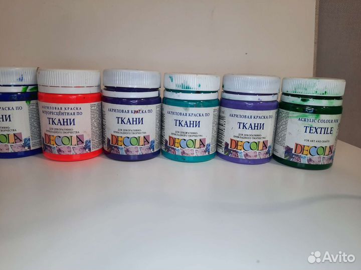 Акриловые краски для ткани