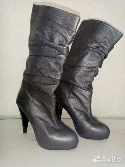Сапоги женские натуральная кожа 35 размер