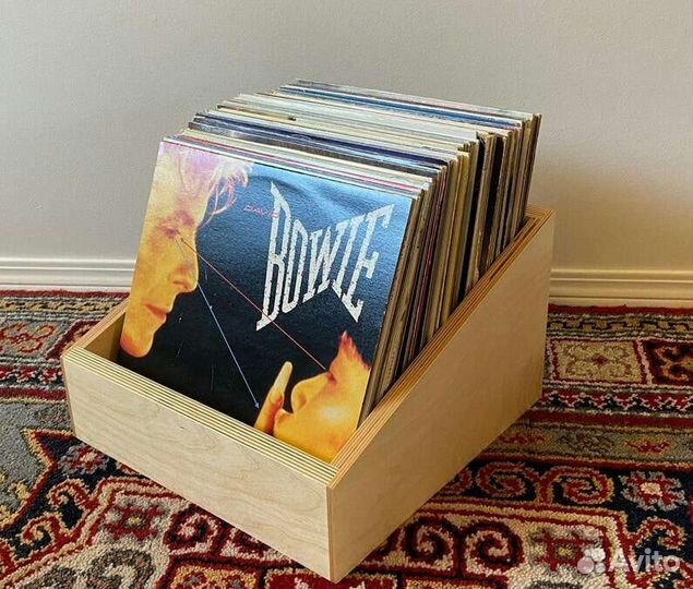 Ящик для хранения виниловых пластинок