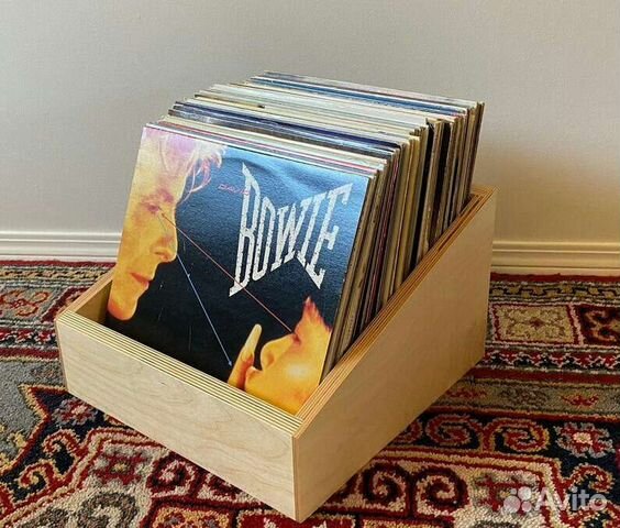 Ящик для хранения виниловых пластинок
