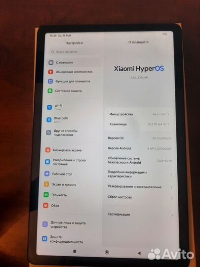 Планшет xiaomi redmi pad