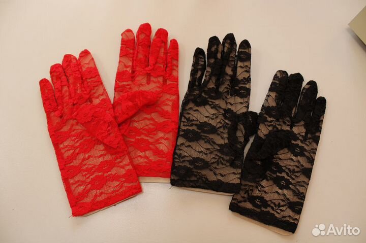 Перчатки ажурные