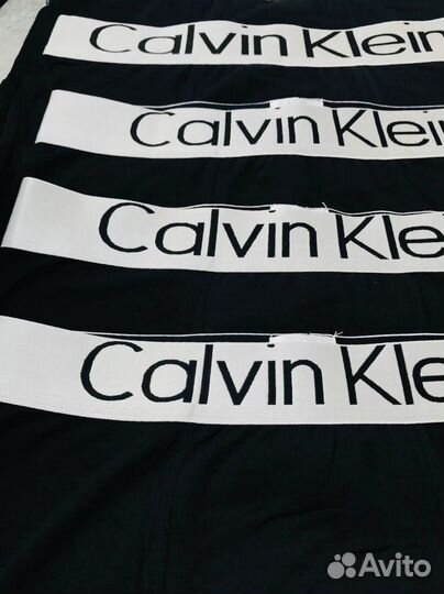 Трусы мужские боксеры calvin klein черные