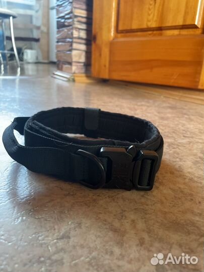 Чёрный ошейник,для собак на кобре