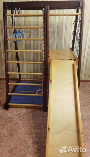 Детский спортивный деревянный комплекс Шалун