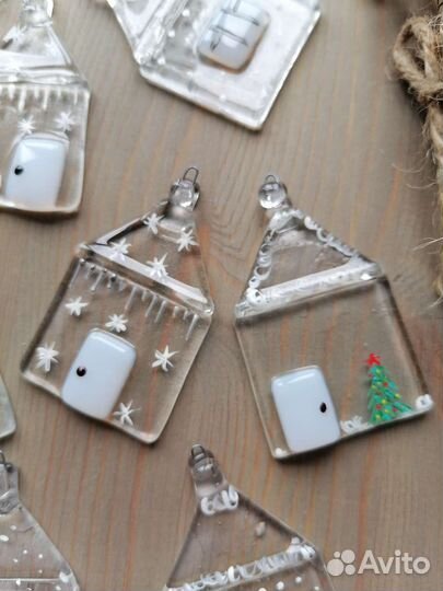 Елочные игрушки стекло новые