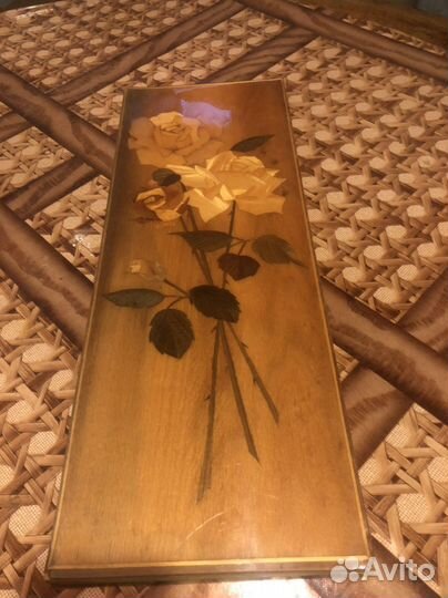 Картина наборная из ценного дерева 50см на 20см