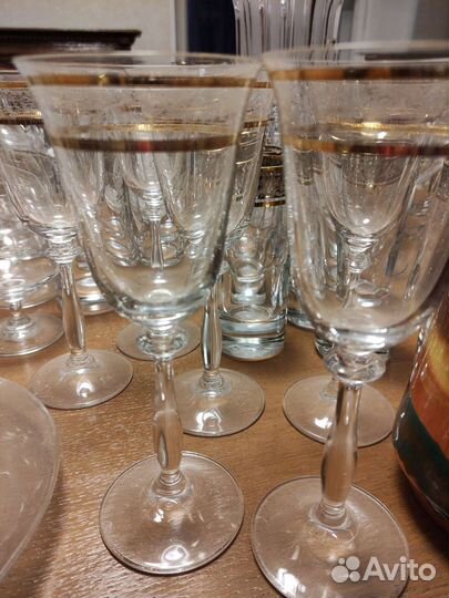 Бокалы, стаканы, салатники хрусталь