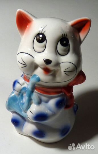 Керамические фигурки котов (кошек)