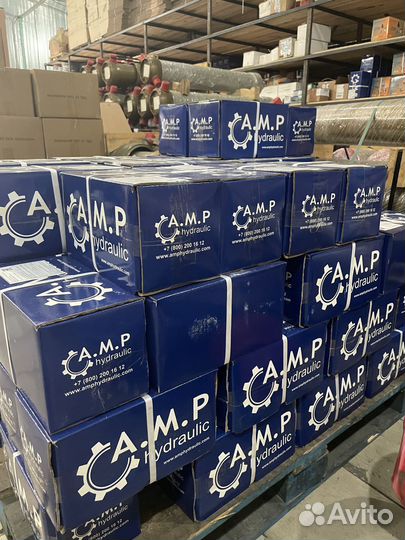 Насос поршневой наклонный 80+40L ISO двухпоточный