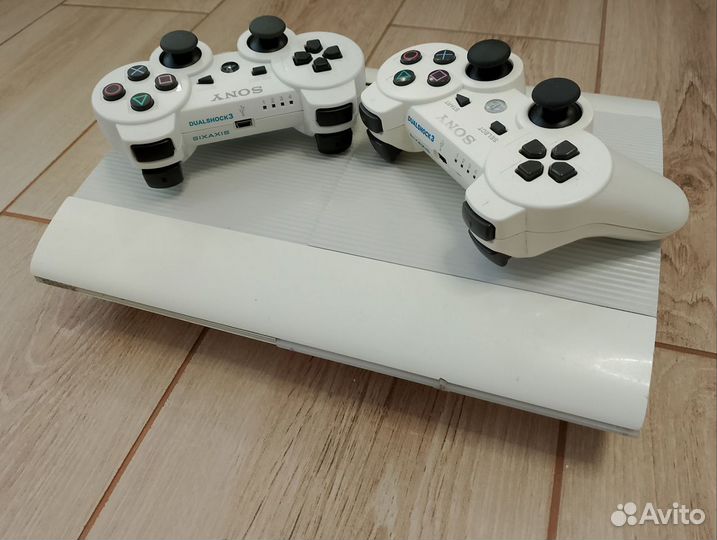 Playstation 3 super slim белая 500гб, прошита