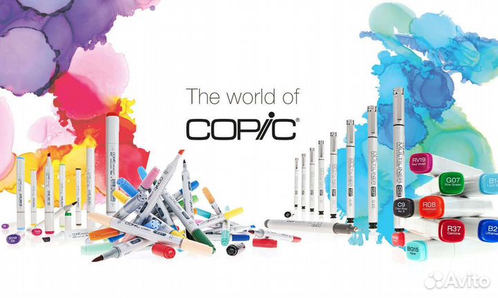 Маркеры copic, touch,Finecolour, chartpak