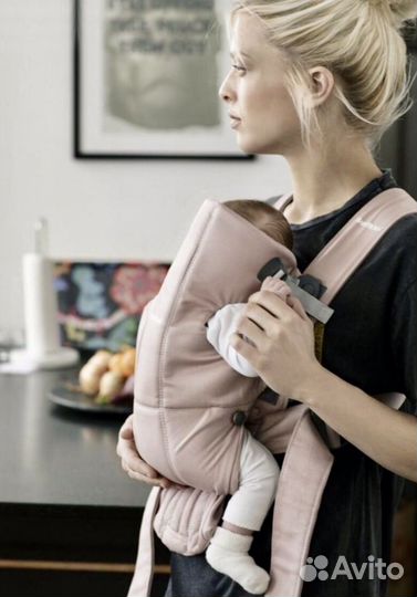 Эргорюкзак babybjorn mini cotton old rose