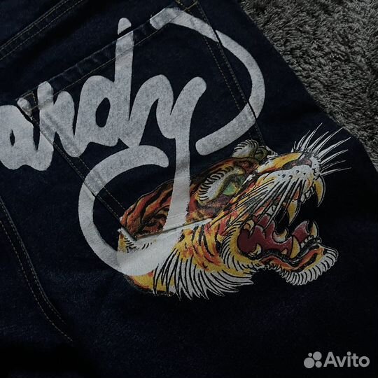 Джинсы Ed Hardy Tiger Heads