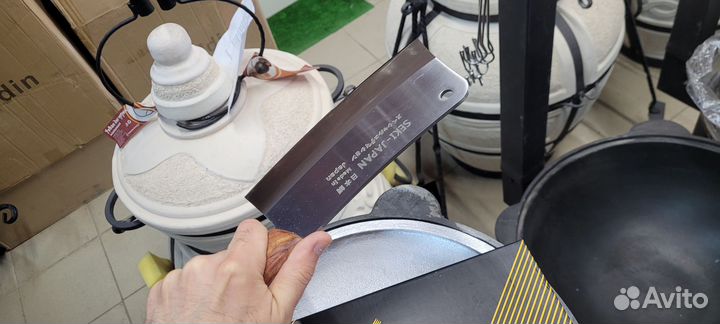 Нож топорик кухонный