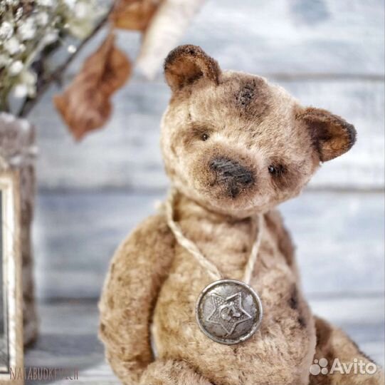 Мишка тедди винтаж ручная работа авторская игрушка