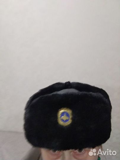 Шапка-ушанка солдатская