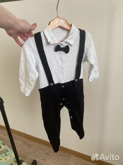 Костюм нарядный смокинг 68-74размер