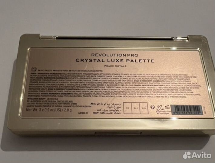 Палетка скульптор/бронзер/румяна/хайлайтер