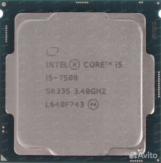 Процессор intel core i5 7500