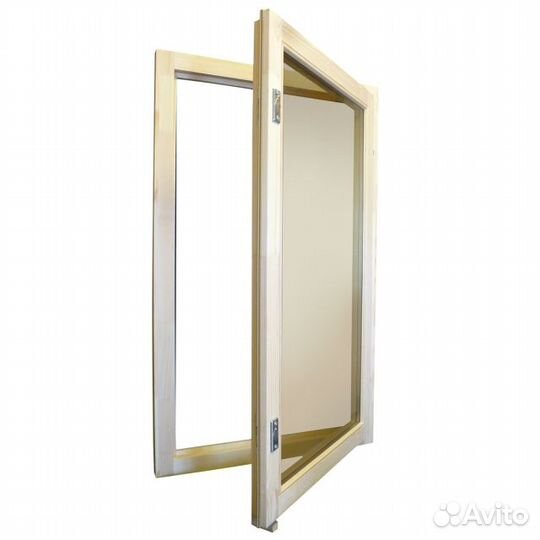 Блок оконный одинарный 1,0х0,6м сосна 1кам с/п 1-с