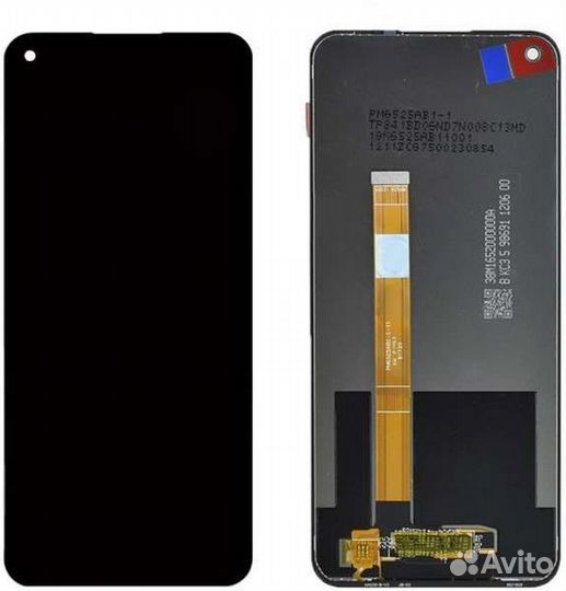 Дисплей для oppo A52/A72 Черный - Оптима