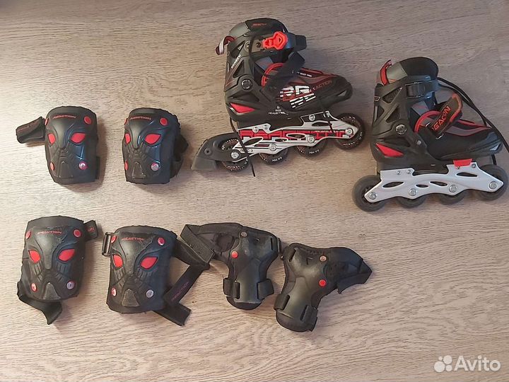 Роликовые коньки детские раздвижные 26-31