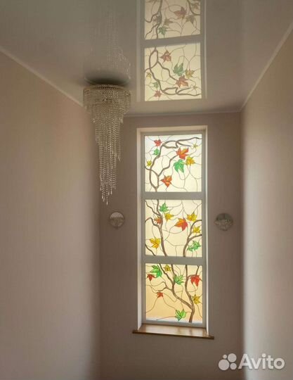 Люстра потолочная хрустальная, новая