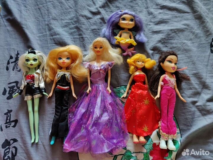 Winx, Барби, Bratz, monster high