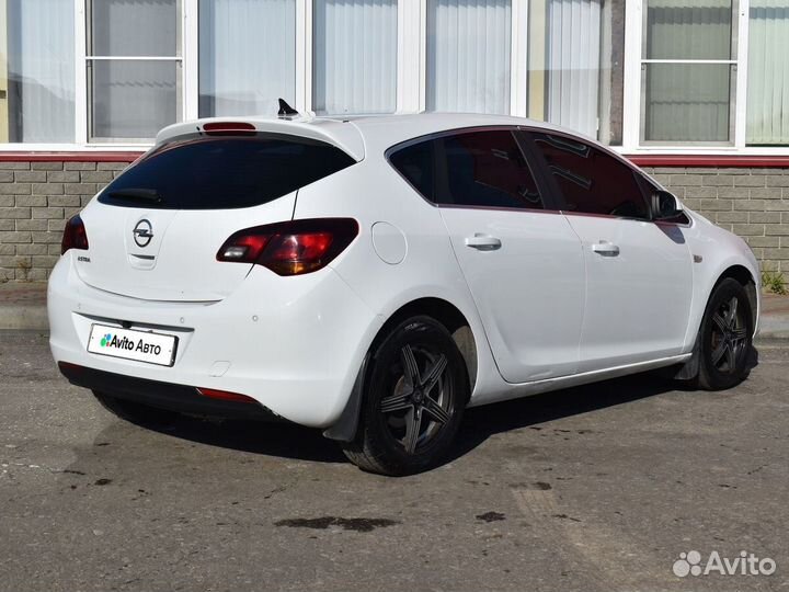 Opel Astra 1.6 AT, 2012, 204 000 км