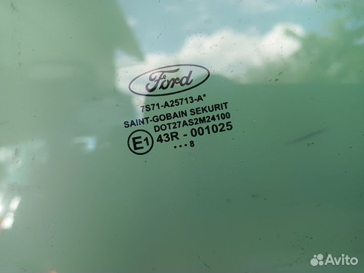 Стекло двери задней левой Форд Мондео 4 Ford Monde
