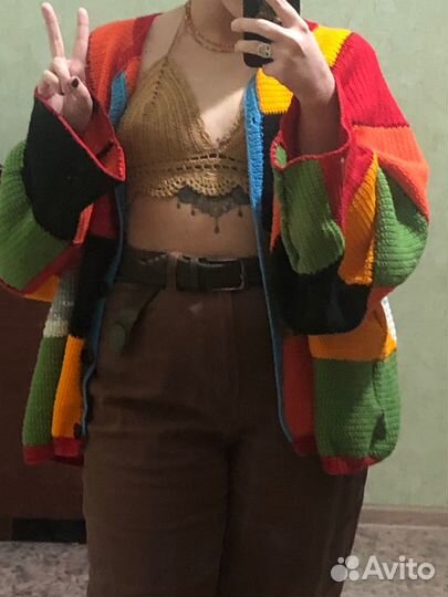 Вязаная кофта