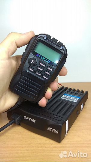 Optim Apollo вся рация на тангенте, в руке