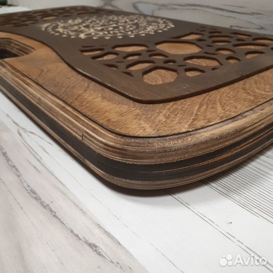 Нарды ручной работы, большие с ручкой