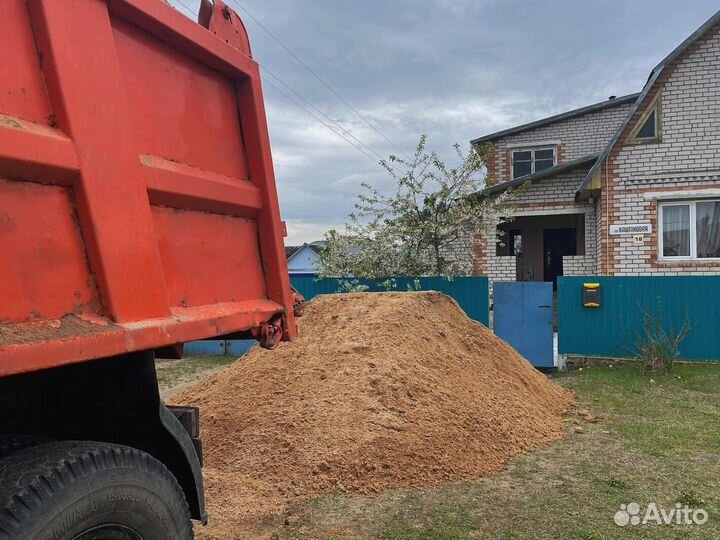 Песок речной доставка