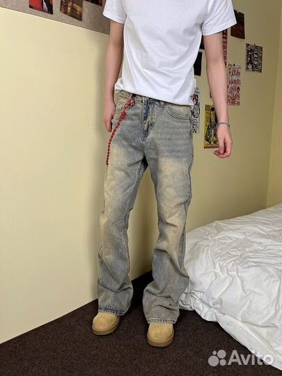 Джинсы клеш y2k