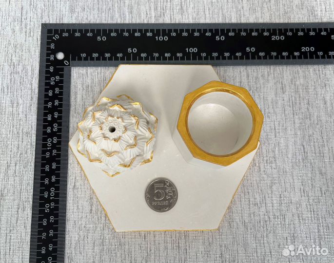 Подсвечник+подставка для благовоний+поднос-подстав