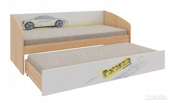 Кровать детская с ящиком новая